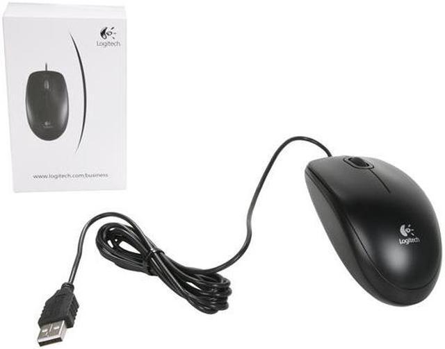 Alt view image 6 of 5 - Logitech B100 Corded Mouse – Wired USB Mouse for Computers and laptops, for Right or Left Hand Use, Black