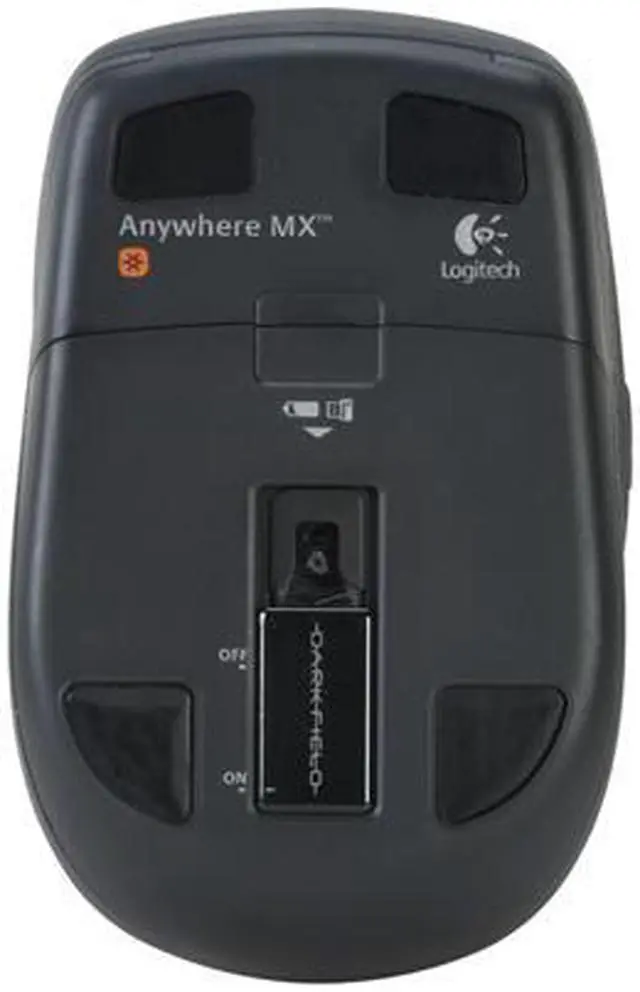 Alt view image 4 of 5 - Logitech ANYWHERE MOUSE MX Black 1 x Wheel USB Advanced 2.4 GHz wireless Laser MX