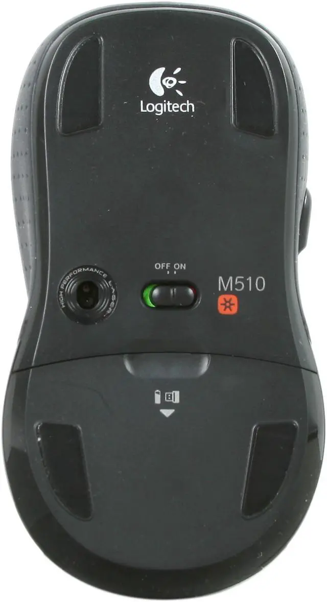 Alt view image 5 of 7 - Logitech M510 Wireless Computer Mouse for PC with USB Unifying Receiver - Black