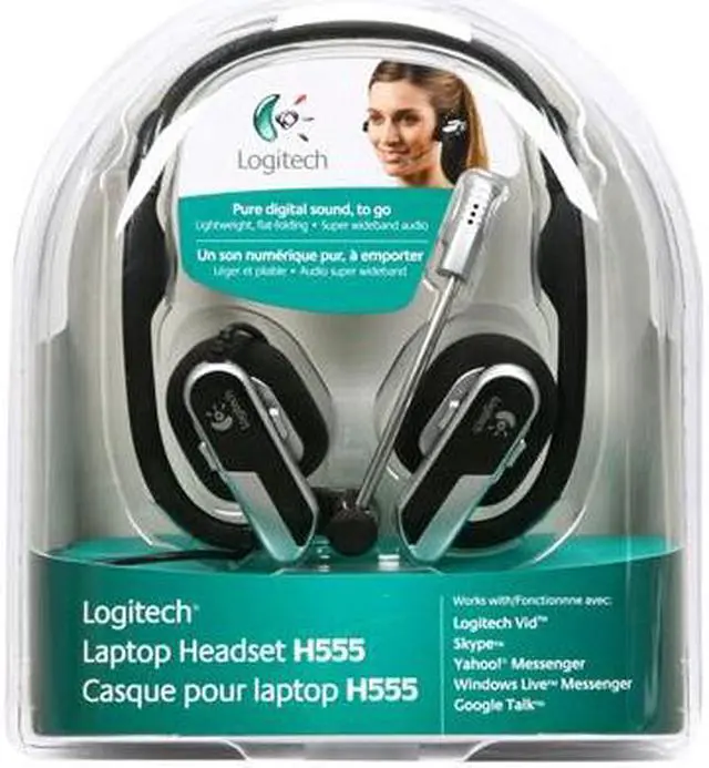 Alt view image 7 of 7 - Logitech H555 USB Connector Supra-aural Headset