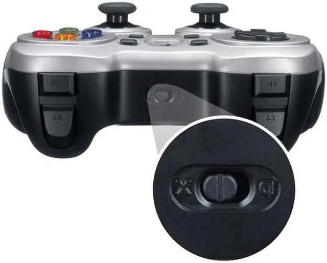 Alt view image 5 of 8 - Logitech F710 Wireless Gamepad, 2.4 GHz Wireless with USB Nano-Receiver, Controller Dual Vibration Feedback, 4 Switch D-Pad, PC - Grey/Black