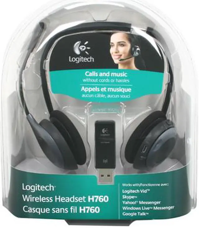 Alt view image 4 of 4 - Logitech H760 USB Connector Supra-aural Wireless Headset