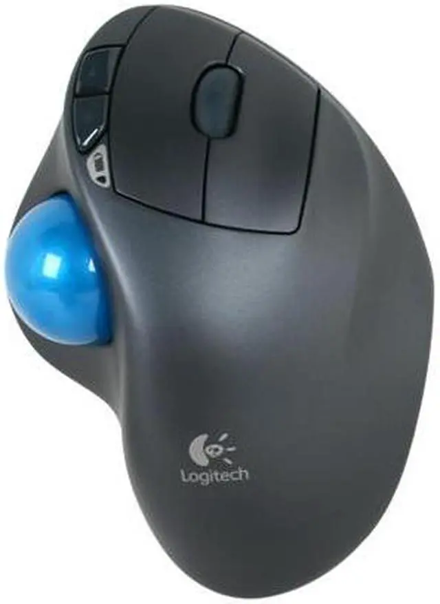 Alt view image 2 of 6 - Logitech M570 Black 1 x Wheel USB Trackball Laser Trackball