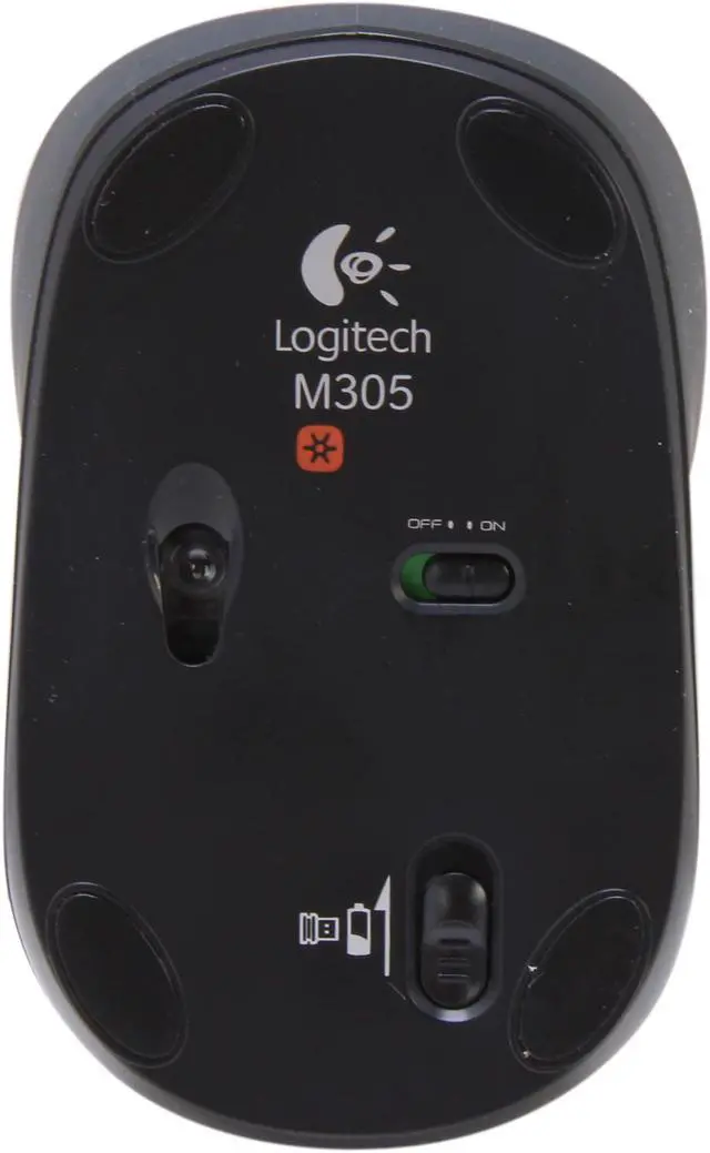 Alt view image 4 of 5 - Logitech M305 Silver Filament 3 Buttons Tilt Wheel USB RF Wireless Optical Mouse