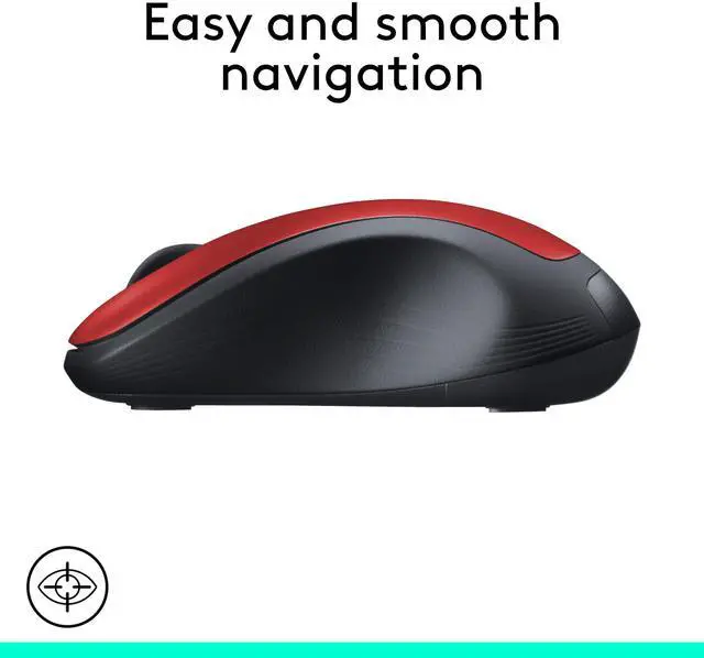 Alt view image 4 of 8 - Logitech M310 Wireless Mouse, 2.4 GHz with USB Nano Receiver, 1000 DPI Optical Tracking, 18 Month Life Battery, PC/Mac/Laptop