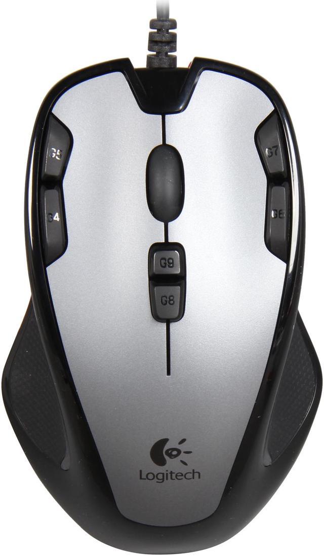 Logitech Black/Grey 9 Buttons x Wheel USB Wired dpi Gaming Mouse Mice - Newegg.com