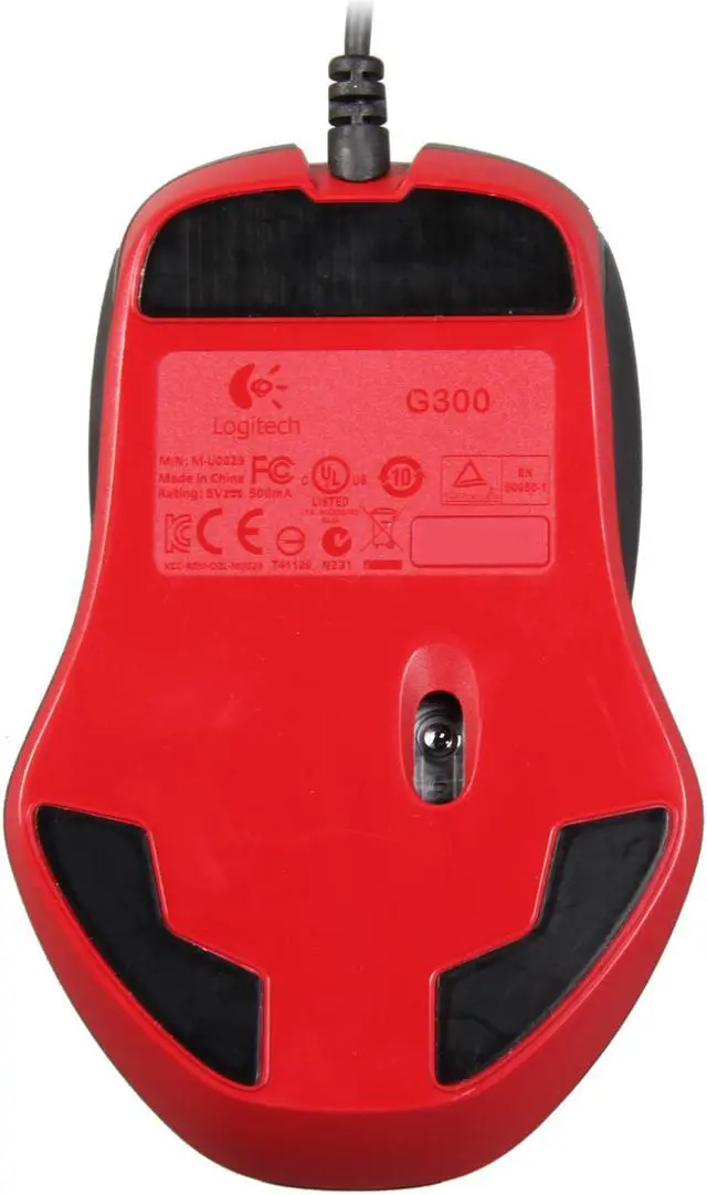 Alt view image 4 of 5 - Logitech G300 Black/Grey 9 Buttons 1 x Wheel USB Wired Optical Gaming Mouse
