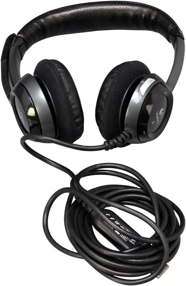 Alt view image 4 of 4 - Logitech Recertified 981-000195 H530 USB Connector Circumaural Headset