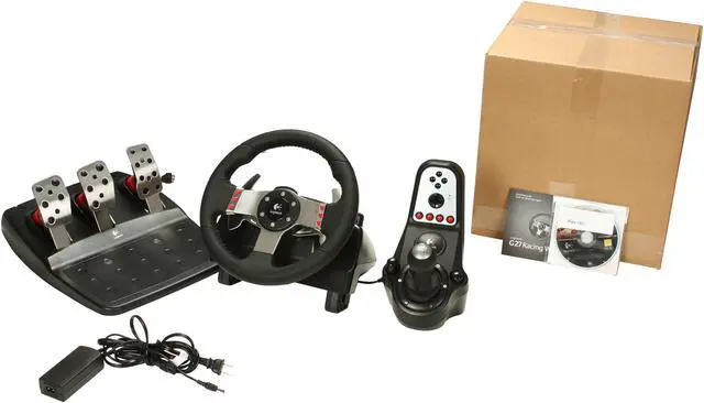 Alt view image 10 of 10 - Logitech G27 Racing Wheel