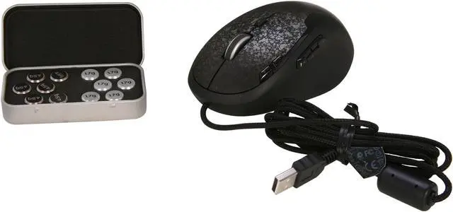 Alt view image 4 of 4 - Logitech Recertified G500 Silver / Black 10-Button Dual-mode Scroll Wheel USB Wired Laser 5700 dpi Gaming Mouse