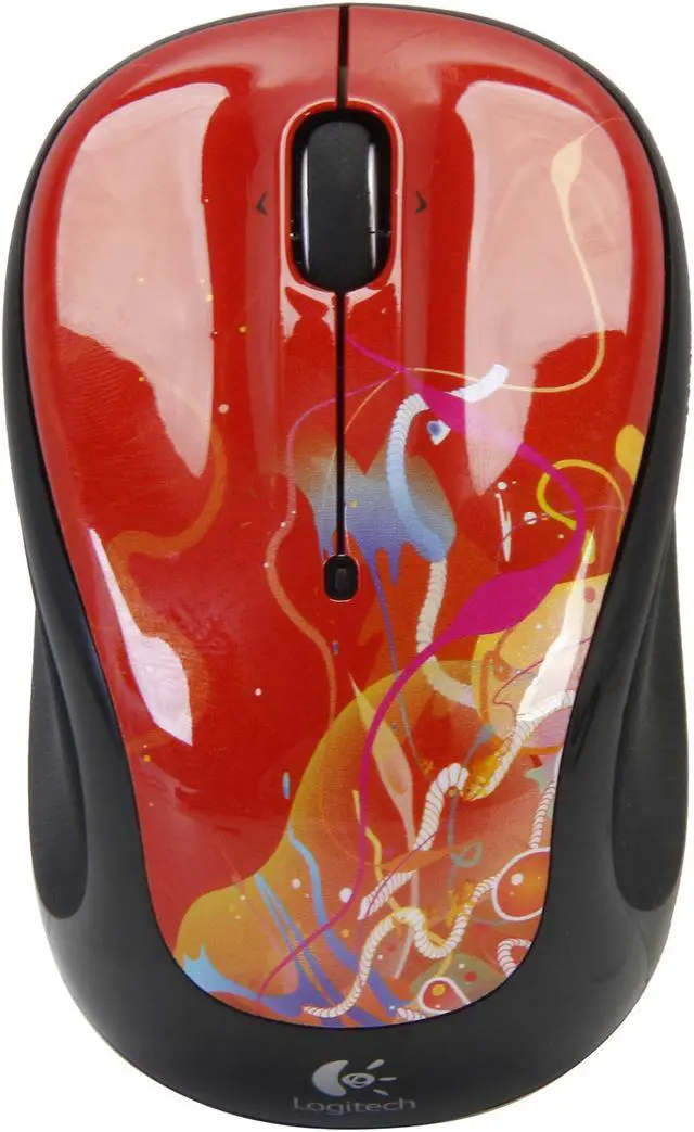 Alt view image 2 of 6 - Logitech M325 910-002967 Crimson Ribbons Tilt Wheel USB RF Wireless Optical Mouse