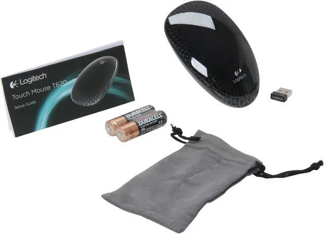 Alt view image 5 of 6 - Logitech T620 910-003334 Graphite Touch Scroll USB RF Wireless Optical Mouse