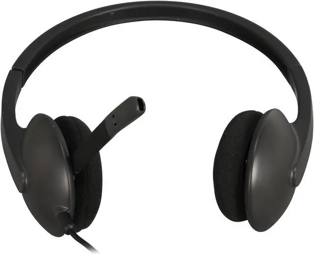 Alt view image 4 of 6 - Logitech H340 USB Connector Supra-aural Headset
