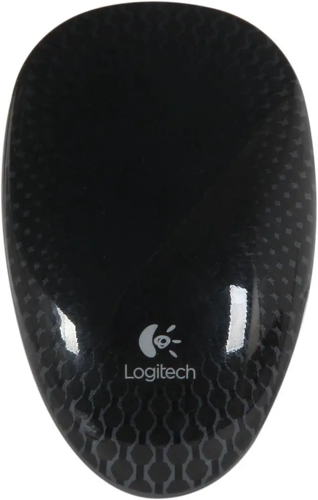 Alt view image 2 of 7 - Logitech Recertified 910-003095 M600 Black Touch Scroll USB RF Wireless Optical Mouse