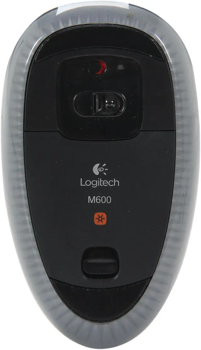 Alt view image 3 of 7 - Logitech Recertified 910-003095 M600 Black Touch Scroll USB RF Wireless Optical Mouse