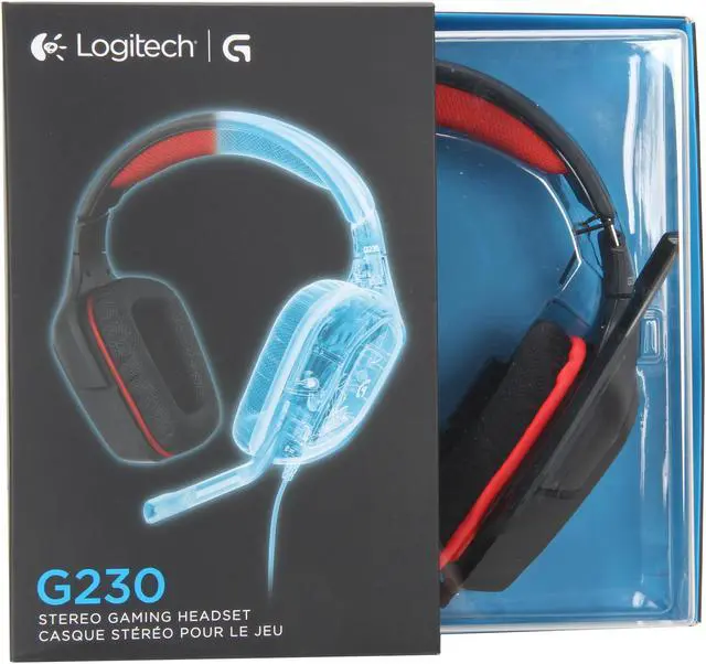 Alt view image 7 of 7 - Logitech G230 3.5mm Connector Circumaural Stereo Gaming Headset
