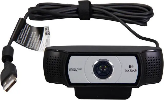 Alt view image 7 of 7 - Logitech C930e 1080P HD Video Webcam - 90-Degree Extended View, Microsoft Lync 2013 and Skype Certified - Black