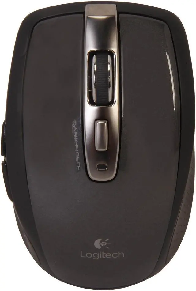 Alt view image 2 of 6 - Logitech Recertified 910-002896 Anywhere Mouse MX Black 5-Button Tilt Wheel USB RF Wireless Laser Mouse