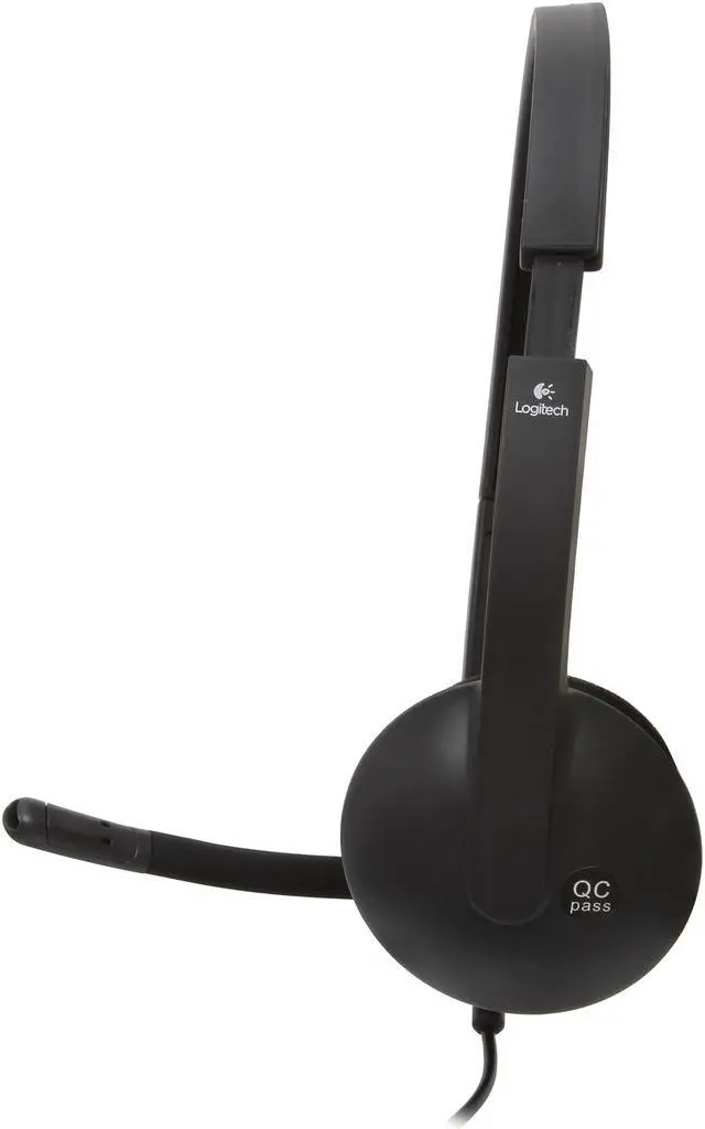 Alt view image 2 of 5 - Logitech Recertified 981-000507 H340 USB Connector Headset