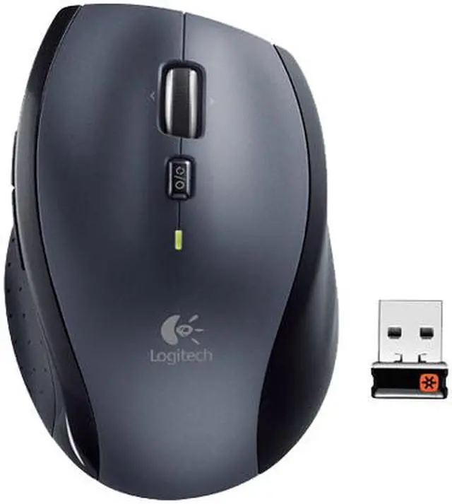 Alt view image 2 of 6 - Logitech M705 Wireless Laser Optical USB Marathon Mouse for PC & Mac, 910-001229