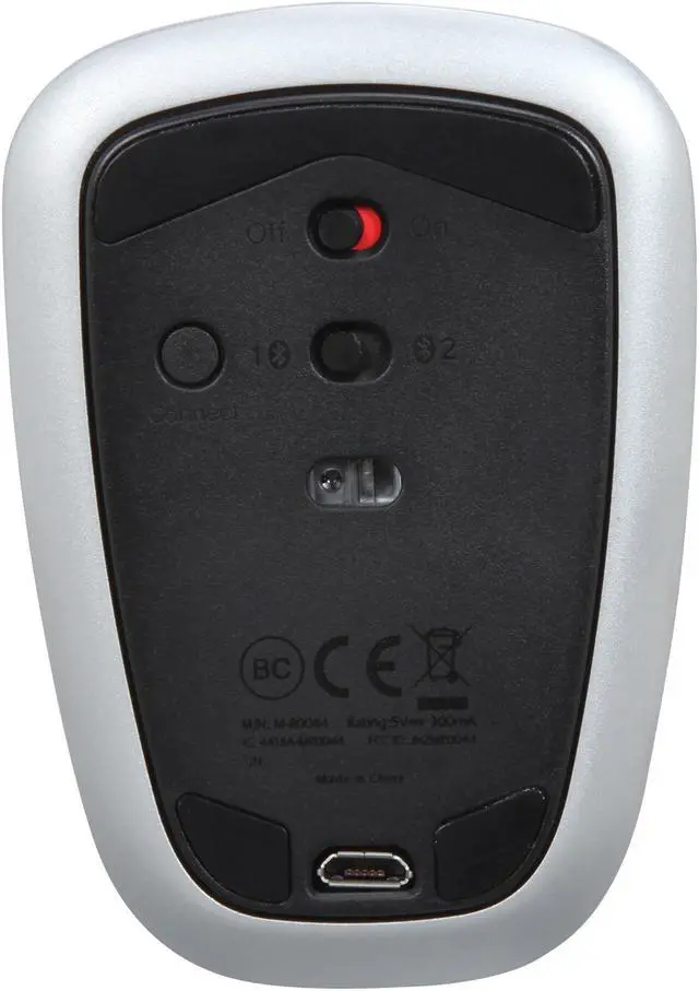 Alt view image 5 of 5 - Logitech T630 910-003825 Black 1 Buttons Bluetooth Bluetooth Wireless Optical Ultrathin Touch Mouse