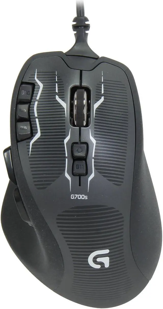 Alt view image 2 of 5 - Logitech Recertified 910-003584 G700s Wired / Wireless Laser Rechargeable Gaming Mouse