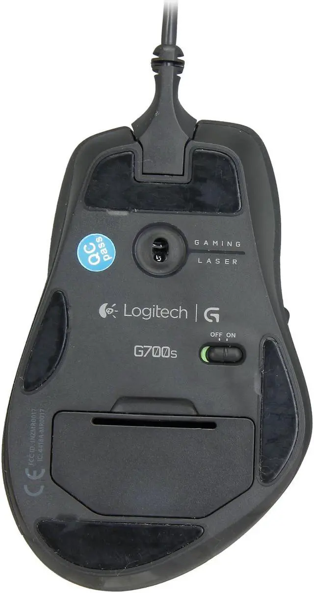 Alt view image 4 of 5 - Logitech Recertified 910-003584 G700s Wired / Wireless Laser Rechargeable Gaming Mouse