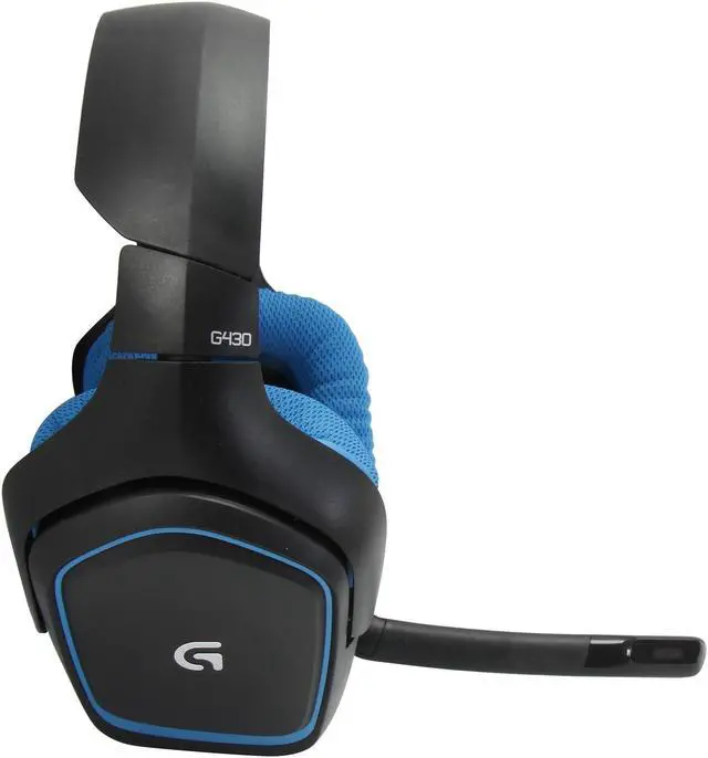 Alt view image 5 of 7 - Logitech Recertified 981-000536 G430 Circumaural Surround Sound Gaming Headset