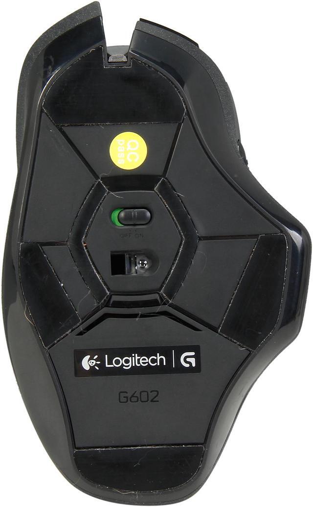 Alt view image 4 of 6 - Logitech Recertified 910-003820 G602 Black RF Wireless Optical Gaming Mouse