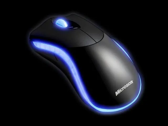 Alt view image 6 of 7 - Microsoft 9VV-00001 Black 7 Buttons 1 x Wheel USB Wired Laser Habu Gaming Mouse