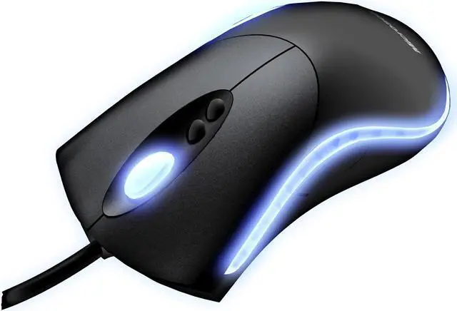 Alt view image 3 of 7 - Microsoft 9VV-00001 Black 7 Buttons 1 x Wheel USB Wired Laser Habu Gaming Mouse