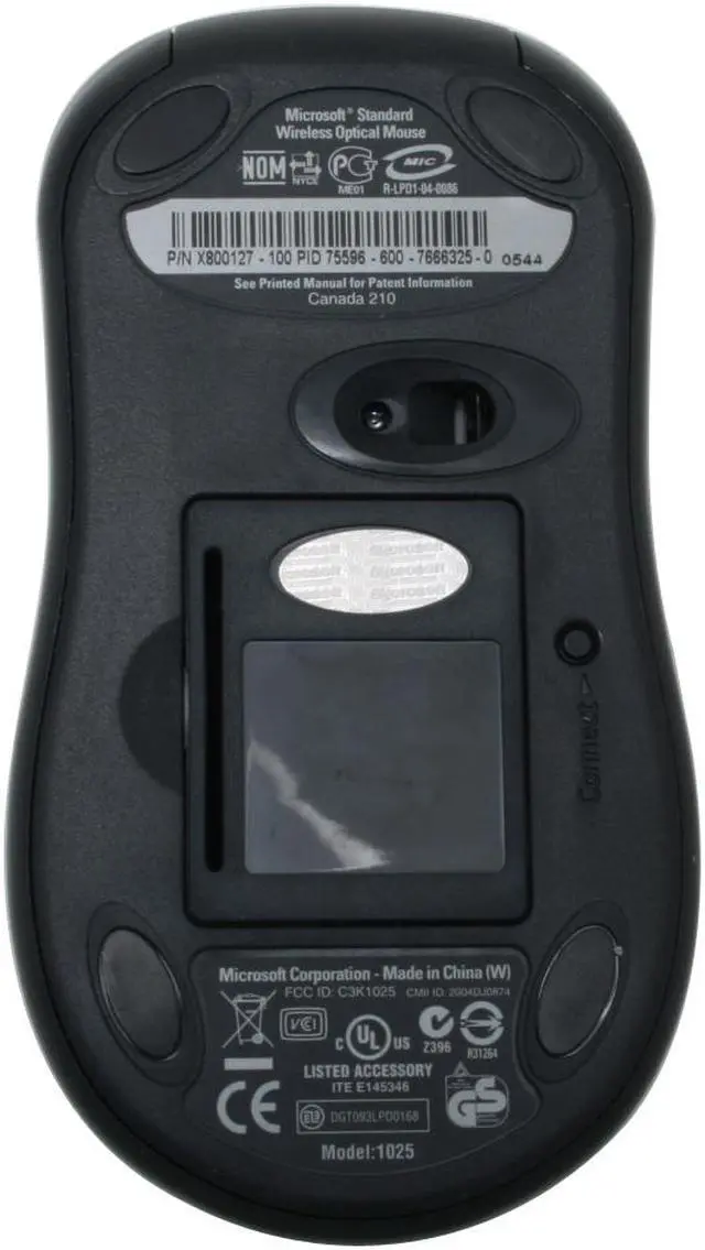 Alt view image 4 of 5 - Microsoft BX4-00003 Black 3 Buttons 1 x Wheel RF Wireless Optical Standard Mouse - OEM