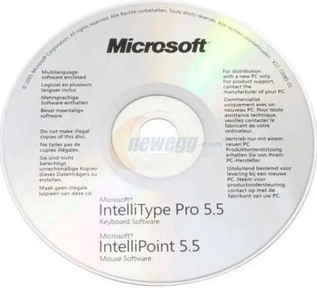 Alt view image 6 of 7 - Microsoft 69N-00013s Black 104 Normal Keys 9 Function Keys RF Wireless Ergonomic Wireless Optical Desktop 3000 - OEM