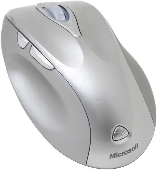 Main image of Microsoft B5V-00001 Silver 5 Buttons 1 x Wheel Wireless Laser Mouse 6000 - OEM