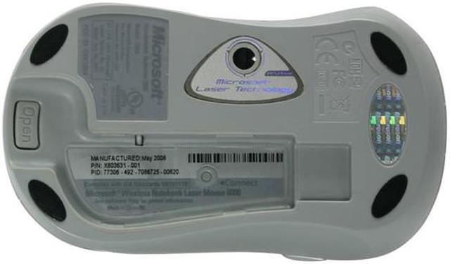 Alt view image 7 of 10 - Microsoft Wireless Laser Notebook Mouse 6000 - OEM