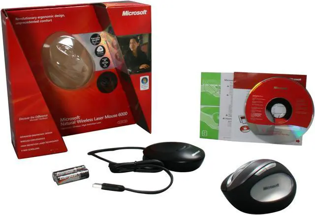 Alt view image 7 of 7 - Microsoft Natural Wireless Laser Mouse 6000