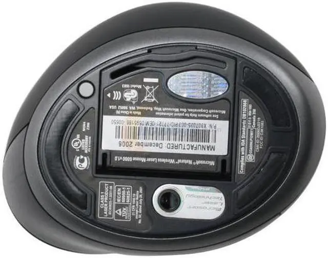 Alt view image 4 of 5 - Microsoft Natural Wireless Laser Mouse 6000