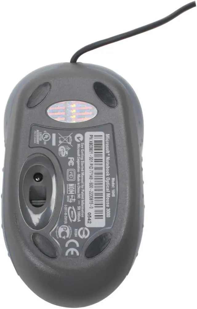 Alt view image 12 of 12 - Microsoft Notebook Optical Mouse 3000 - USB - OEM