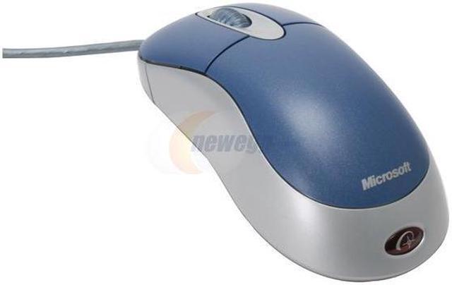 Microsoft K81-00004 Blue Wired Optical Mouse - Newegg.com