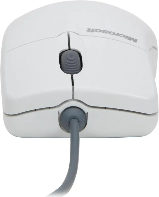 Alt view image 5 of 11 - Microsoft 673-00425 White 3 Buttons 1 x Wheel PS/2 Wired Optical Intellimouse 3.0