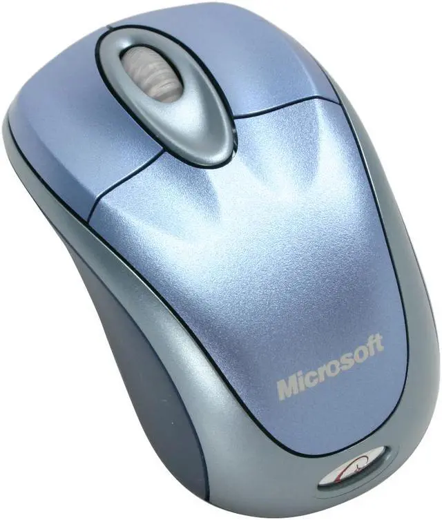 Alt view image 3 of 10 - Microsoft Wireless Notebook Optical Mouse 3000 - Winter Blue - OEM