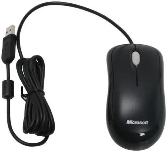 Alt view image 7 of 8 - Microsoft Basic Optical Mouse - Black - OEM