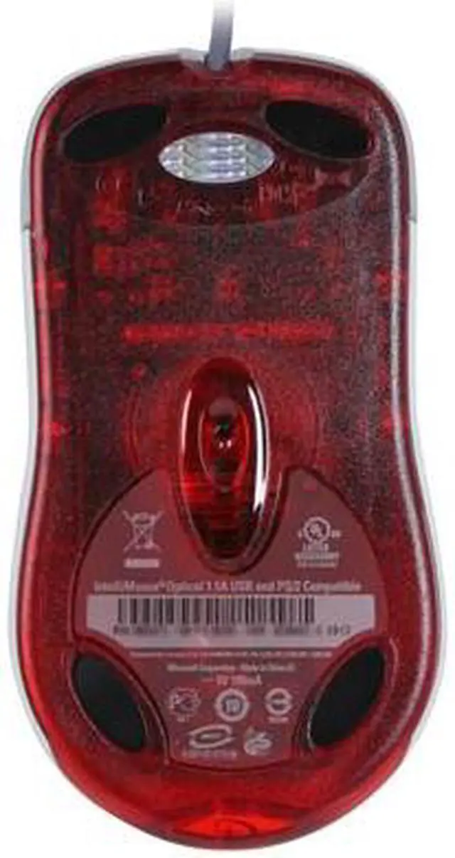 Alt view image 6 of 7 - Microsoft IntelliMouse Optical 1.1A - White