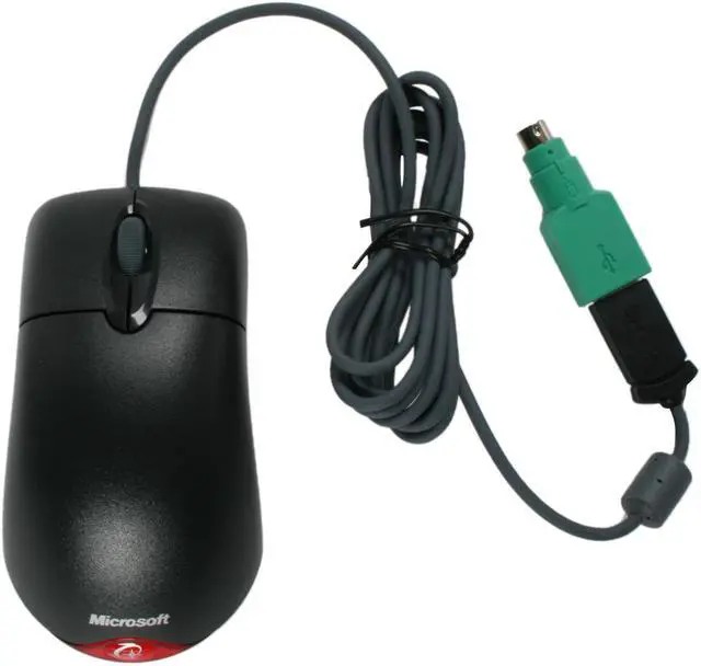 Alt view image 7 of 9 - Microsoft Wheel Mouse Optical - Black