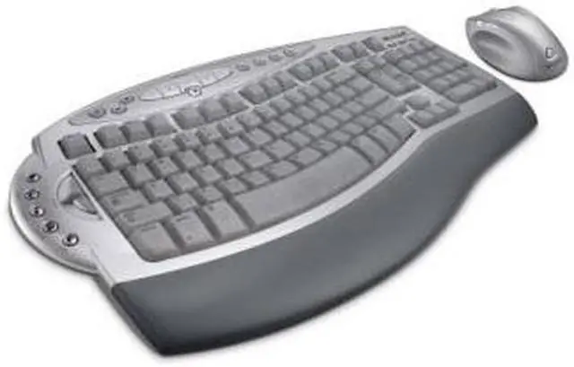 Main image of Microsoft 65U-00001 Silver 102 Normal Keys 18 Function Keys RF Wireless Ergonomic Desktop for Mac