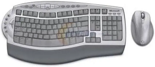 Alt view image 2 of 2 - Microsoft 65U-00001 Silver 102 Normal Keys 18 Function Keys RF Wireless Ergonomic Desktop for Mac