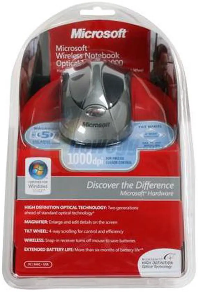 Main image of Microsoft Wireless Notebook Optical Mouse 4000