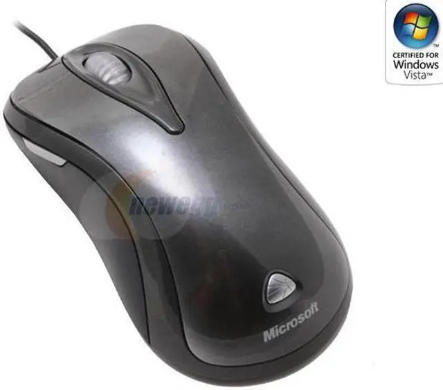Main image of Microsoft C6W-00001 Silver/Black 5 Buttons 1 x Wheel USB Wired Laser Mouse 6000