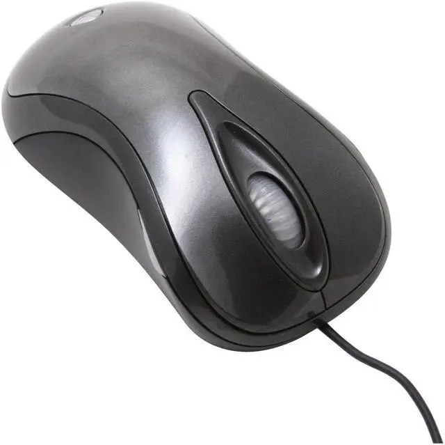 Alt view image 2 of 6 - Microsoft C6W-00001 Silver/Black 5 Buttons 1 x Wheel USB Wired Laser Mouse 6000