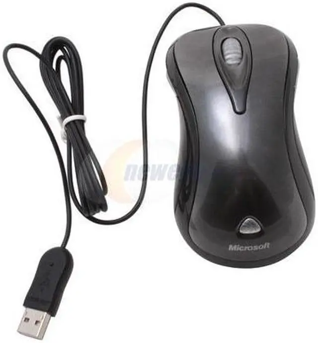Alt view image 3 of 6 - Microsoft C6W-00001 Silver/Black 5 Buttons 1 x Wheel USB Wired Laser Mouse 6000